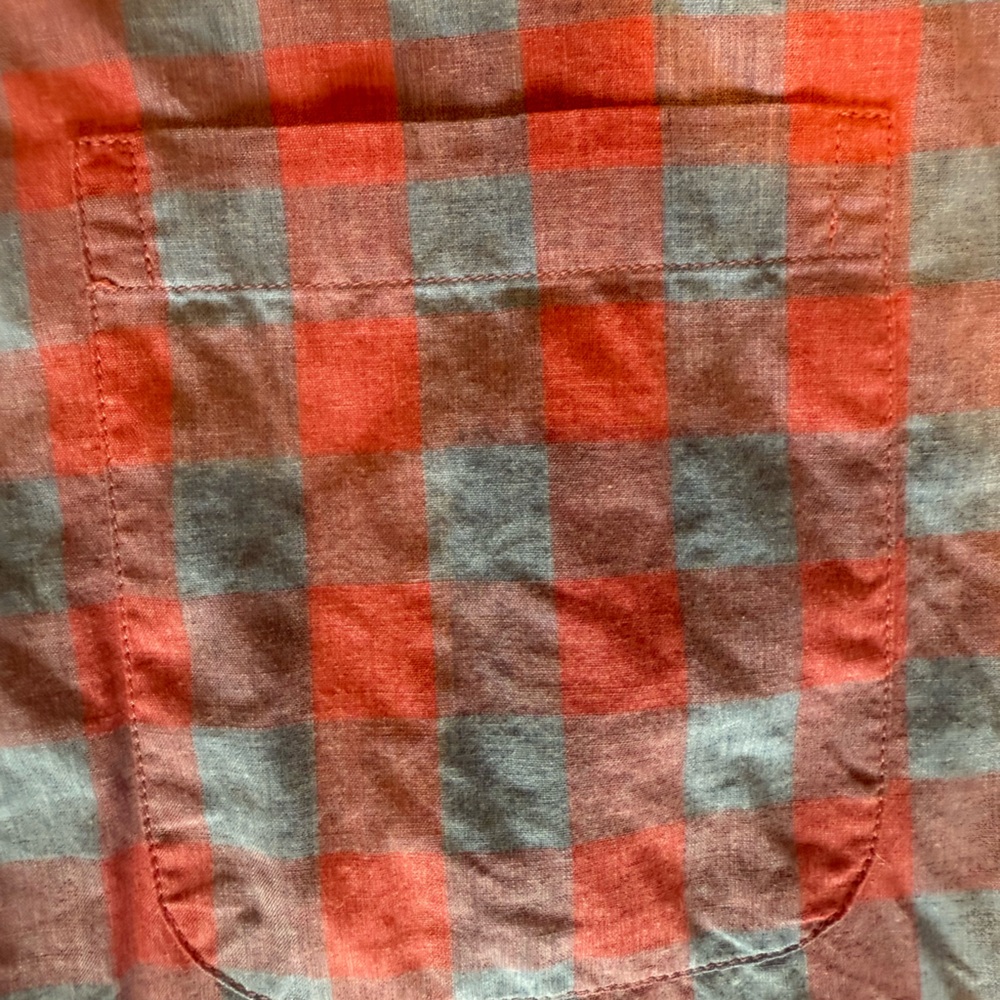 J. Crew Red and Blue Plaid Casual Button Down Shirt - Picture 4 of 6